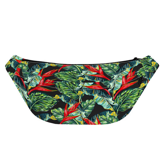 Banana Leaf Hawaiian Pattern Print Fanny Pack