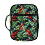Banana Leaf Hawaiian Pattern Print Front Pocket Bible Bag