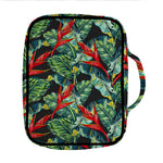 Banana Leaf Hawaiian Pattern Print Front Pocket Bible Bag