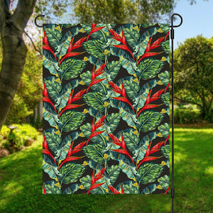 Banana Leaf Hawaiian Pattern Print Garden Flag