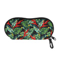 Banana Leaf Hawaiian Pattern Print Glasses Case