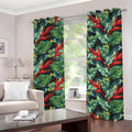 Banana Leaf Hawaiian Pattern Print Grommet Curtains