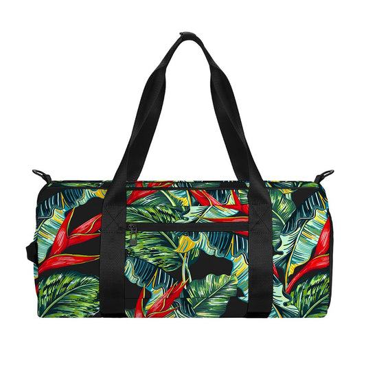 Banana Leaf Hawaiian Pattern Print Gym Bag