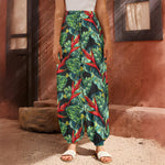 Banana Leaf Hawaiian Pattern Print Harem Pants