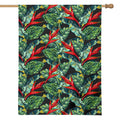 Banana Leaf Hawaiian Pattern Print House Flag