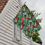 Banana Leaf Hawaiian Pattern Print House Flag