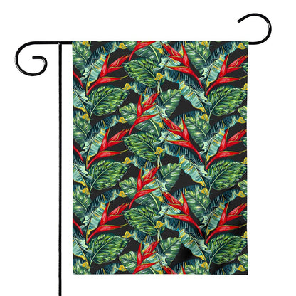 Banana Leaf Hawaiian Pattern Print House Flag