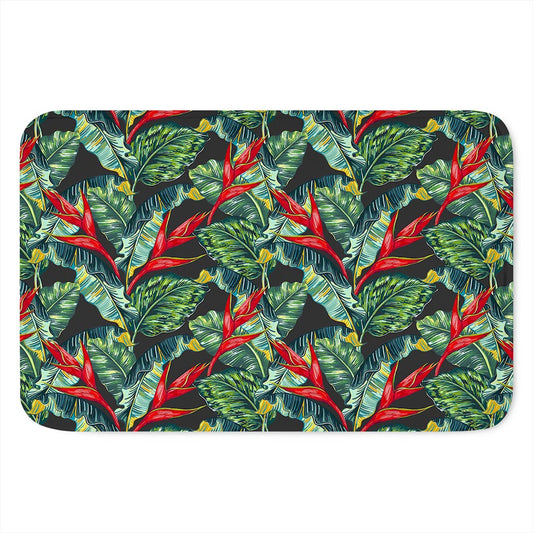 Banana Leaf Hawaiian Pattern Print Indoor Door Mat