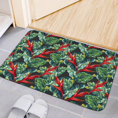 Banana Leaf Hawaiian Pattern Print Indoor Door Mat