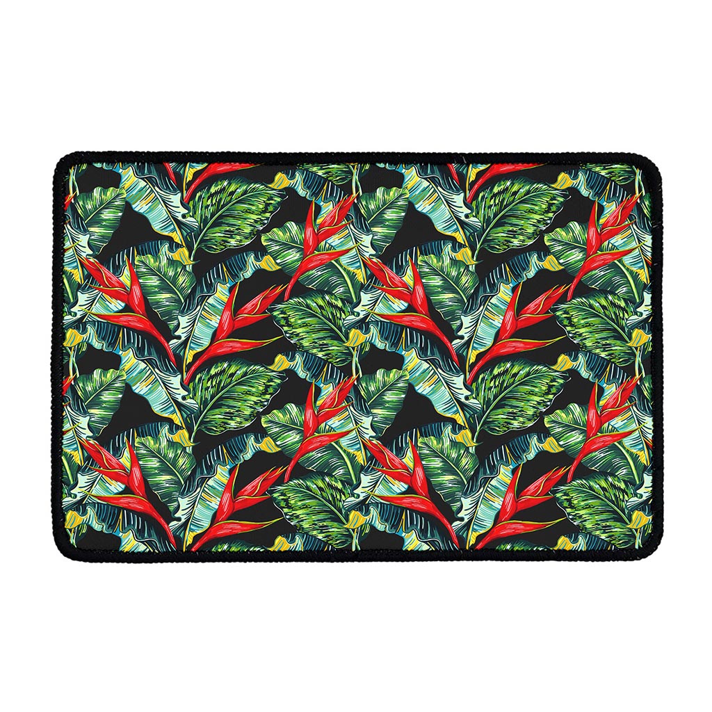 Banana Leaf Hawaiian Pattern Print Kitchen Mat