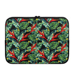 Banana Leaf Hawaiian Pattern Print Laptop Sleeve