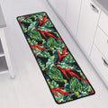 Banana Leaf Hawaiian Pattern Print Long Kitchen Mat