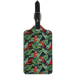 Banana Leaf Hawaiian Pattern Print Luggage Tag