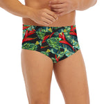 Banana Leaf Hawaiian Pattern Print Men's Briefs