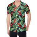 Banana Leaf Hawaiian Pattern Print Men's Shirt