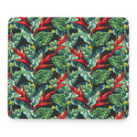 Banana Leaf Hawaiian Pattern Print Mouse Pad