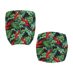 Banana Leaf Hawaiian Pattern Print Office Chair Cover