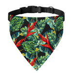 Banana Leaf Hawaiian Pattern Print Over The Collar Dog Bandana