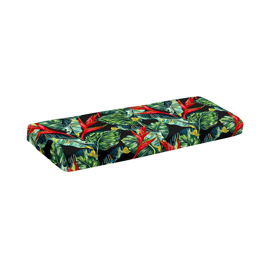Banana Leaf Hawaiian Pattern Print Piano Keyboard Cover