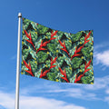 Banana Leaf Hawaiian Pattern Print Polyester Flag
