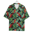 Banana Leaf Hawaiian Pattern Print Rayon Hawaiian Shirt