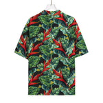 Banana Leaf Hawaiian Pattern Print Rayon Hawaiian Shirt