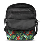 Banana Leaf Hawaiian Pattern Print Rectangular Crossbody Bag