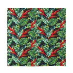 Banana Leaf Hawaiian Pattern Print Silk Bandana