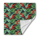 Banana Leaf Hawaiian Pattern Print Silk Bandana