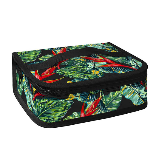 Banana Leaf Hawaiian Pattern Print Small Lunch Bag