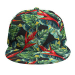 Banana Leaf Hawaiian Pattern Print Snapback Cap