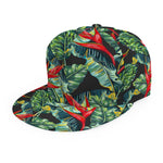 Banana Leaf Hawaiian Pattern Print Snapback Cap
