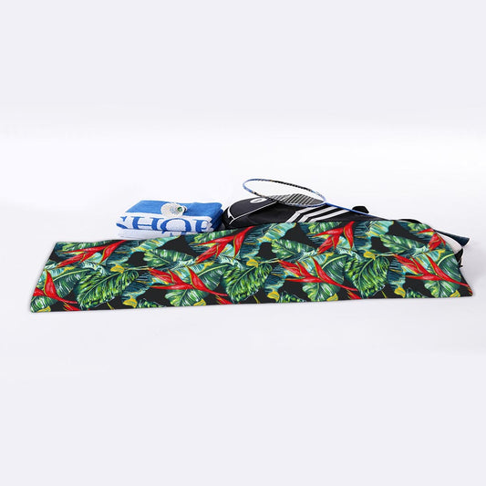 Banana Leaf Hawaiian Pattern Print Sports Towel