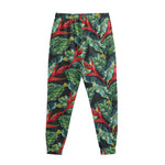 Banana Leaf Hawaiian Pattern Print Sweatpants