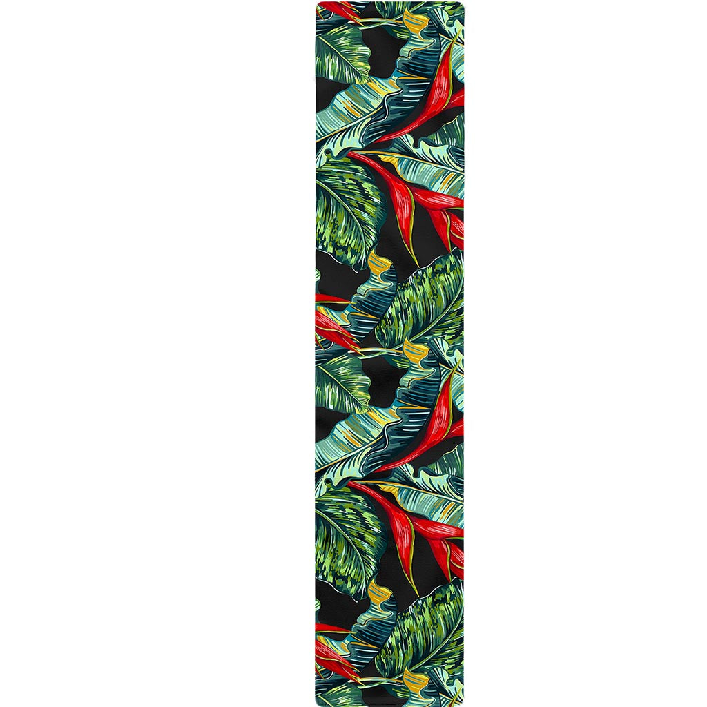 Banana Leaf Hawaiian Pattern Print Table Runner