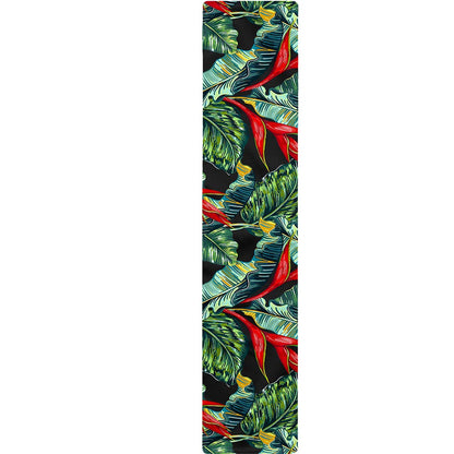 Banana Leaf Hawaiian Pattern Print Table Runner
