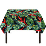 Banana Leaf Hawaiian Pattern Print Tablecloth