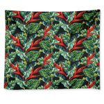 Banana Leaf Hawaiian Pattern Print Tapestry