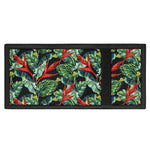 Banana Leaf Hawaiian Pattern Print Trifold Wallet
