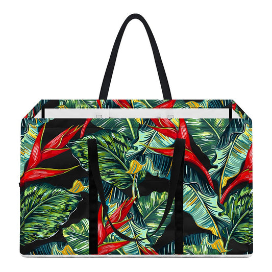 Banana Leaf Hawaiian Pattern Print Utility Tote Bag