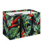 Banana Leaf Hawaiian Pattern Print Utility Tote Bag