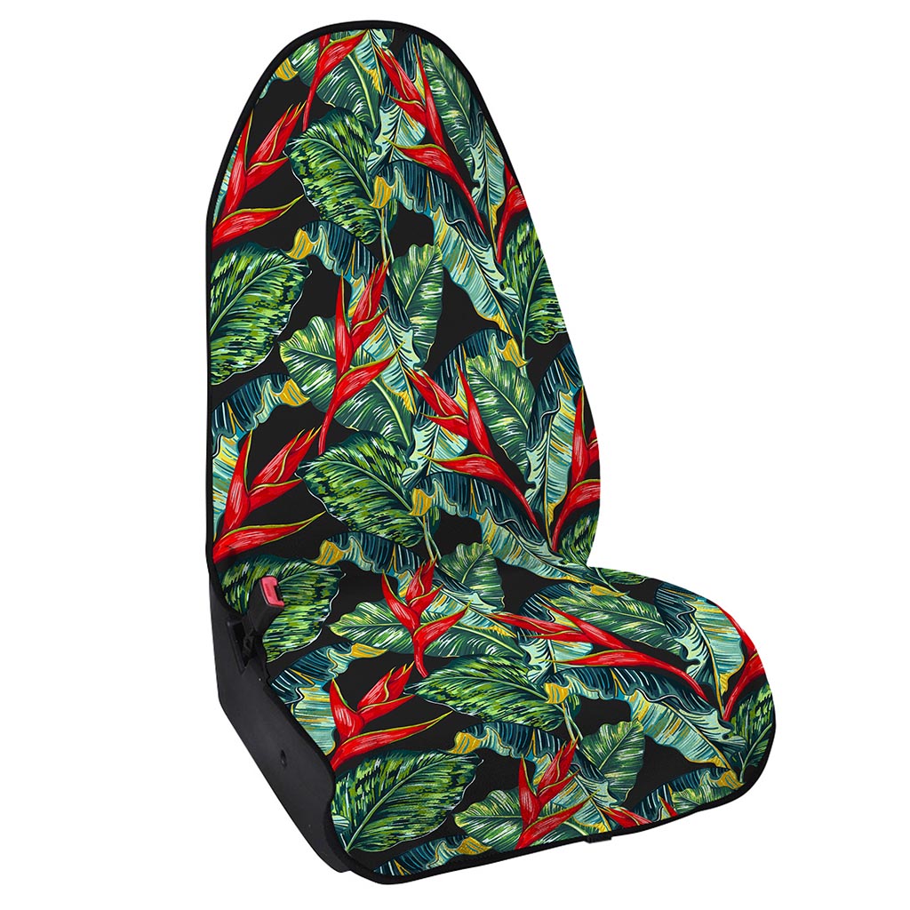 Banana Leaf Hawaiian Pattern Print Waterproof Car Seat Cover