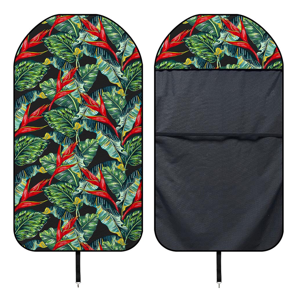 Banana Leaf Hawaiian Pattern Print Waterproof Car Seat Cover