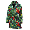 Banana Leaf Hawaiian Pattern Print Women's Bathrobe