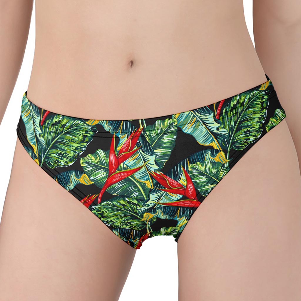 Banana Leaf Hawaiian Pattern Print Women's Panties