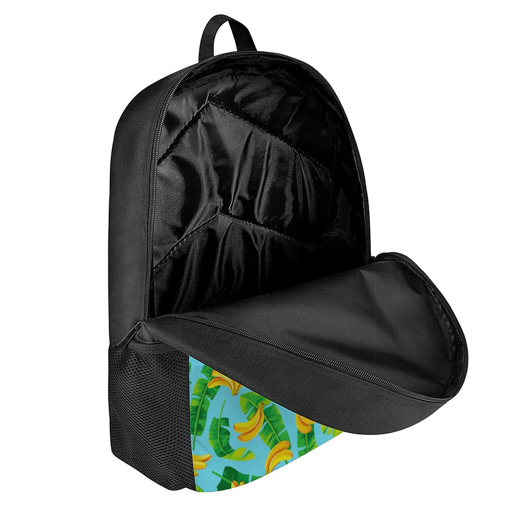 Banana Leaf Pattern Print 17 Inch Backpack