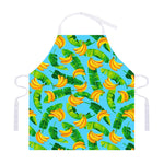 Banana Leaf Pattern Print Adjustable Apron