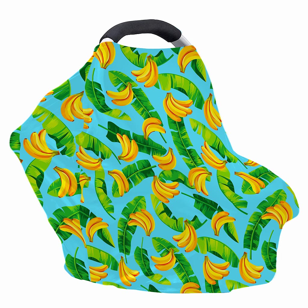 Banana Leaf Pattern Print Baby Seat Cover