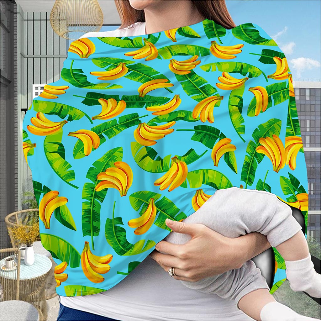 Banana Leaf Pattern Print Baby Seat Cover
