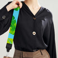 Banana Leaf Pattern Print Bag Strap